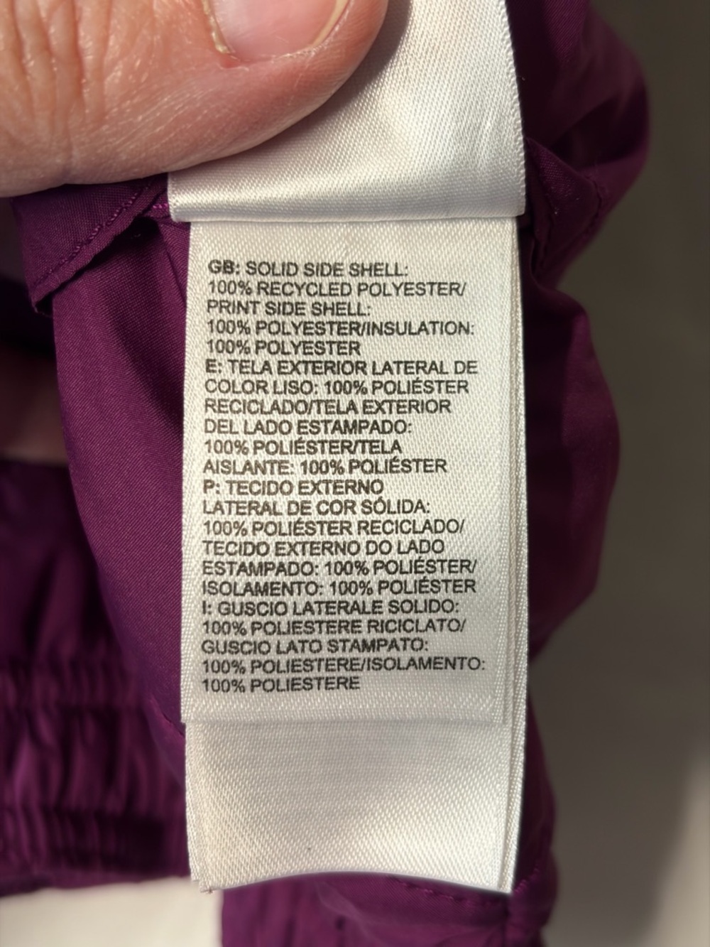 The North Face Reversible Infant Snow Pants 6-12M Owl Print - Picture 4 of 7